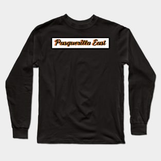 Pasquerilla East Notre Dame Sticker Long Sleeve T-Shirt